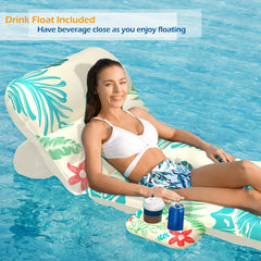 Jasonwell tanning position float ideal for sunbathing on water