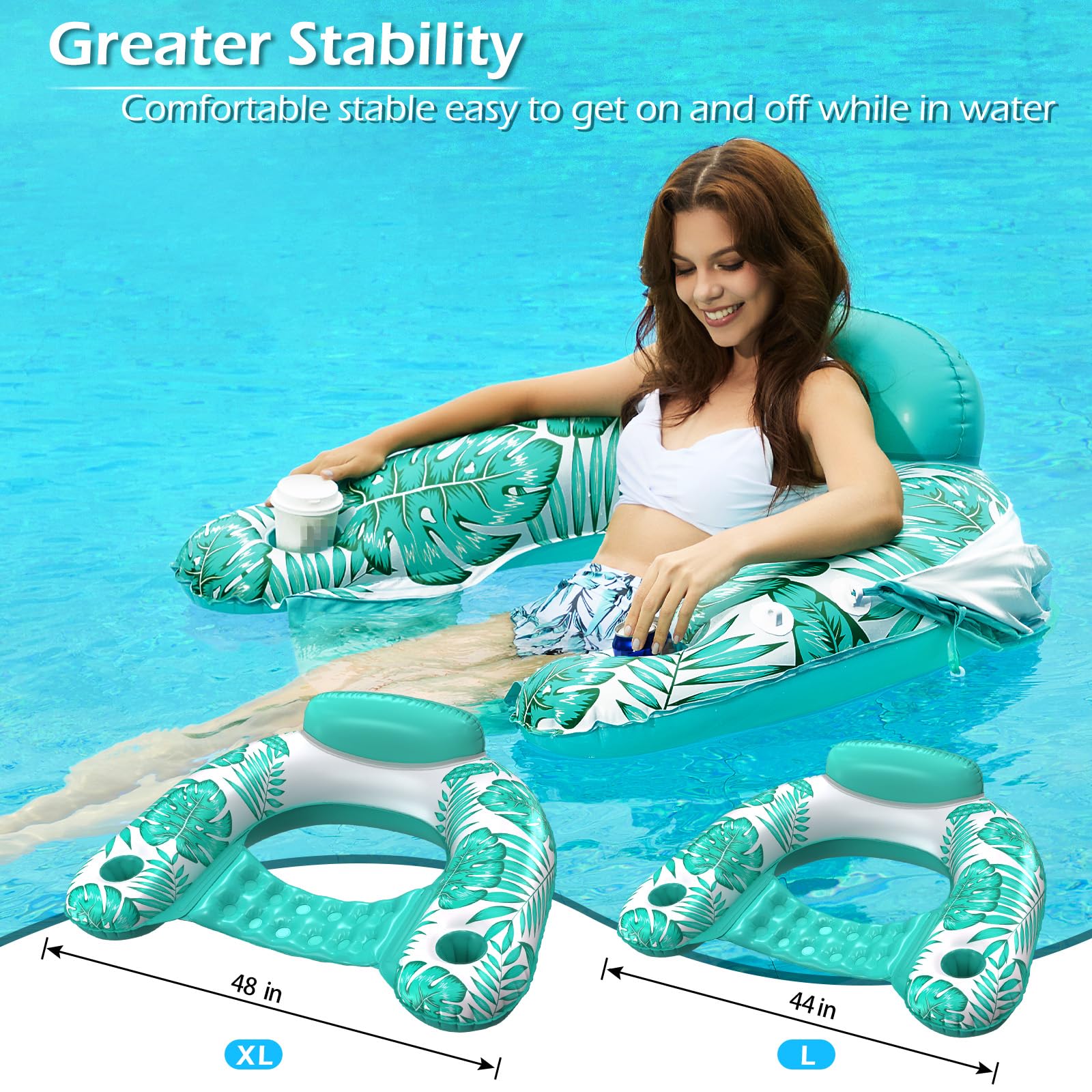 Jasonwell water-seat float keeps you cool with partial submersion.