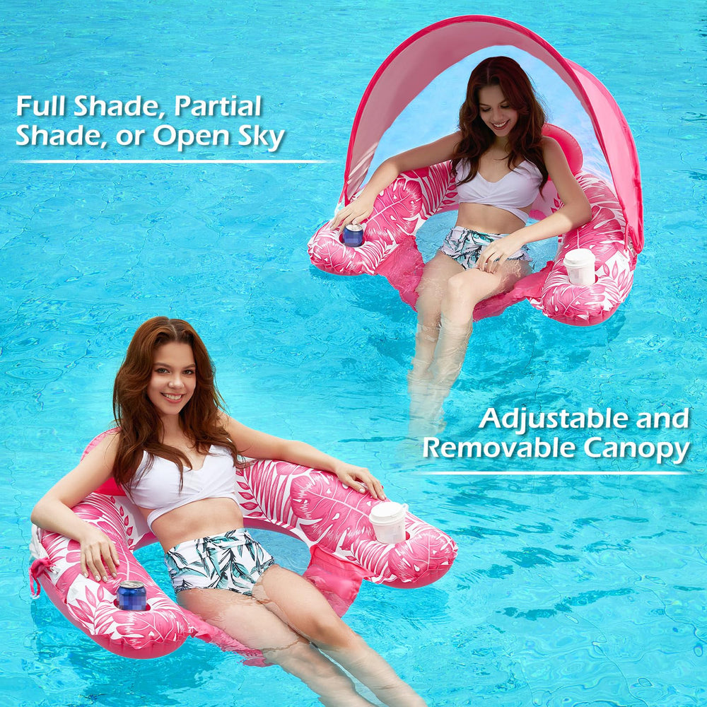 Jasonwell water-surface float seat keeps you cool while lounging.