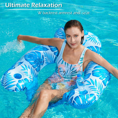 Jasonwell pool lounge with cup holders offers stable seating for sunbathing.