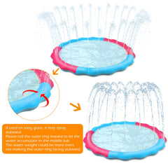 Jasonwell Premium vinyl BPA free splash pad for safe outdoor fun.