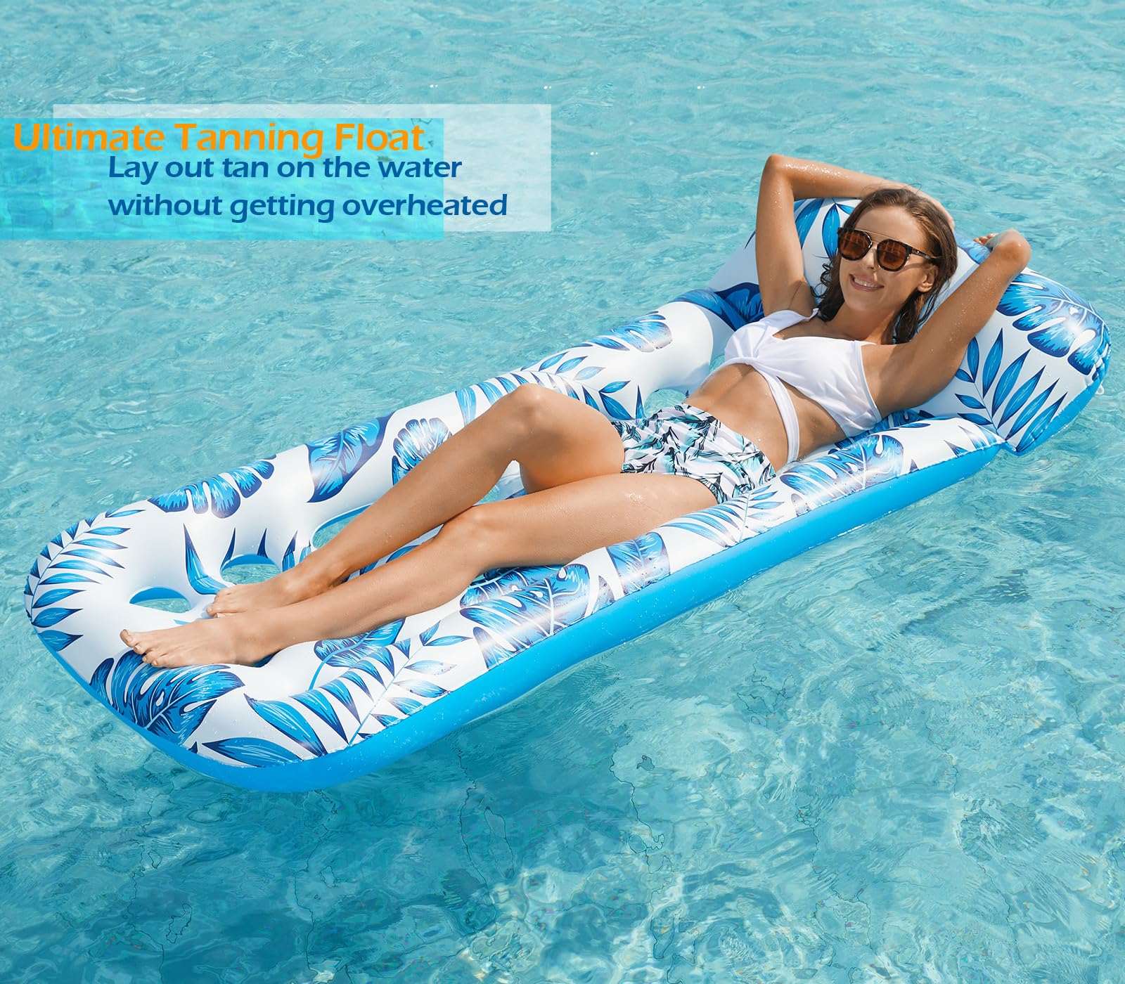Jasonwell premium vinyl material feels soft yet durable for water days