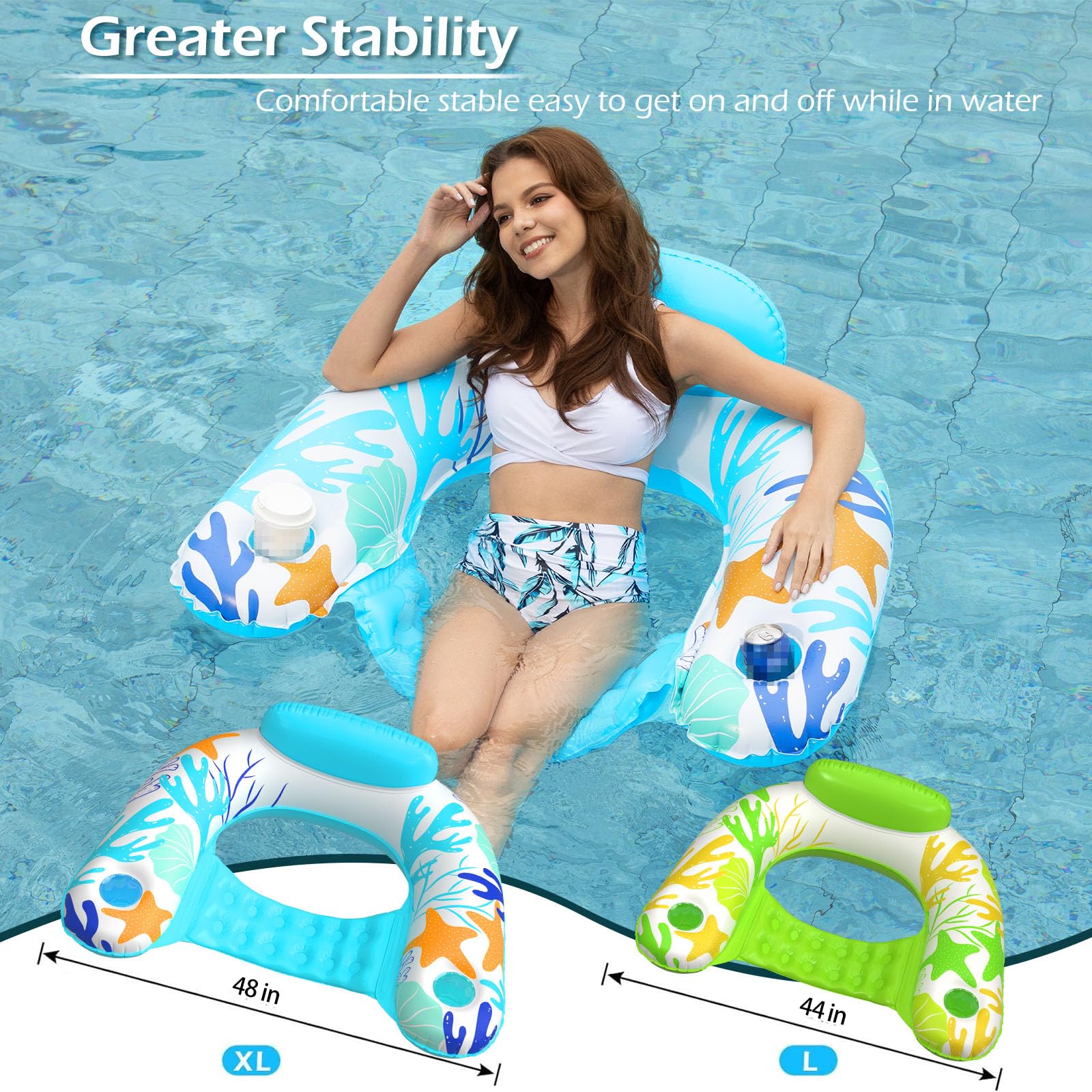 Jasonwell premium raft-grade vinyl material for long-lasting pool lounging