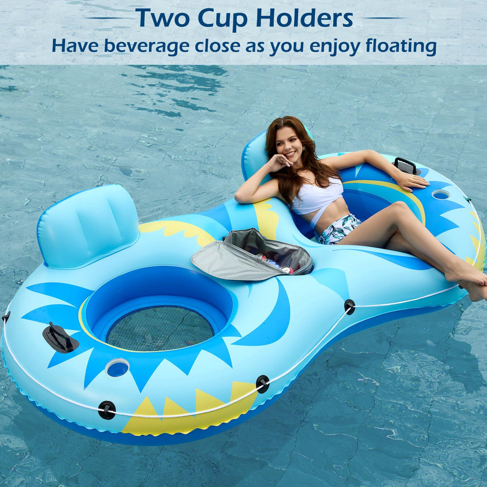 Jasonwell removable insulated cooler bag keeps drinks cold on river trips