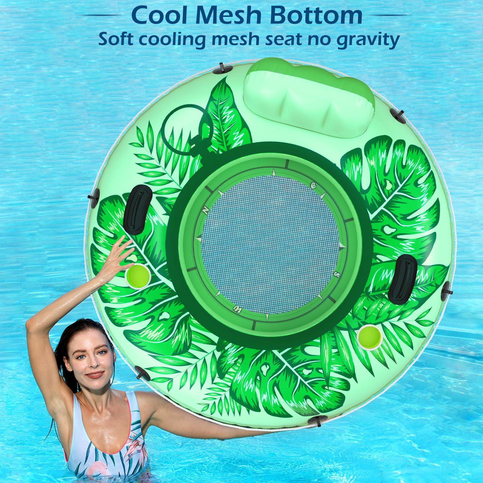 Jasonwell river float cup holders keep drinks within easy reach