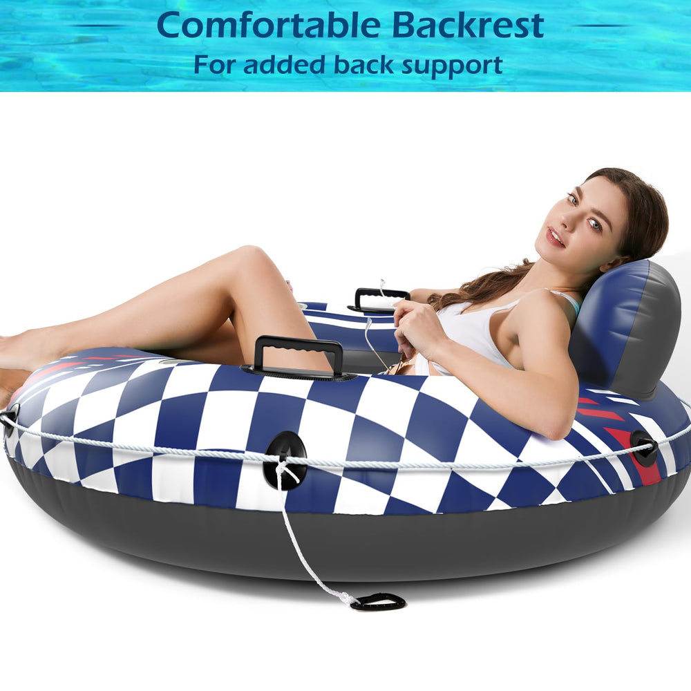 Jasonwell river tube features a cool mesh bottom to stay breezy
