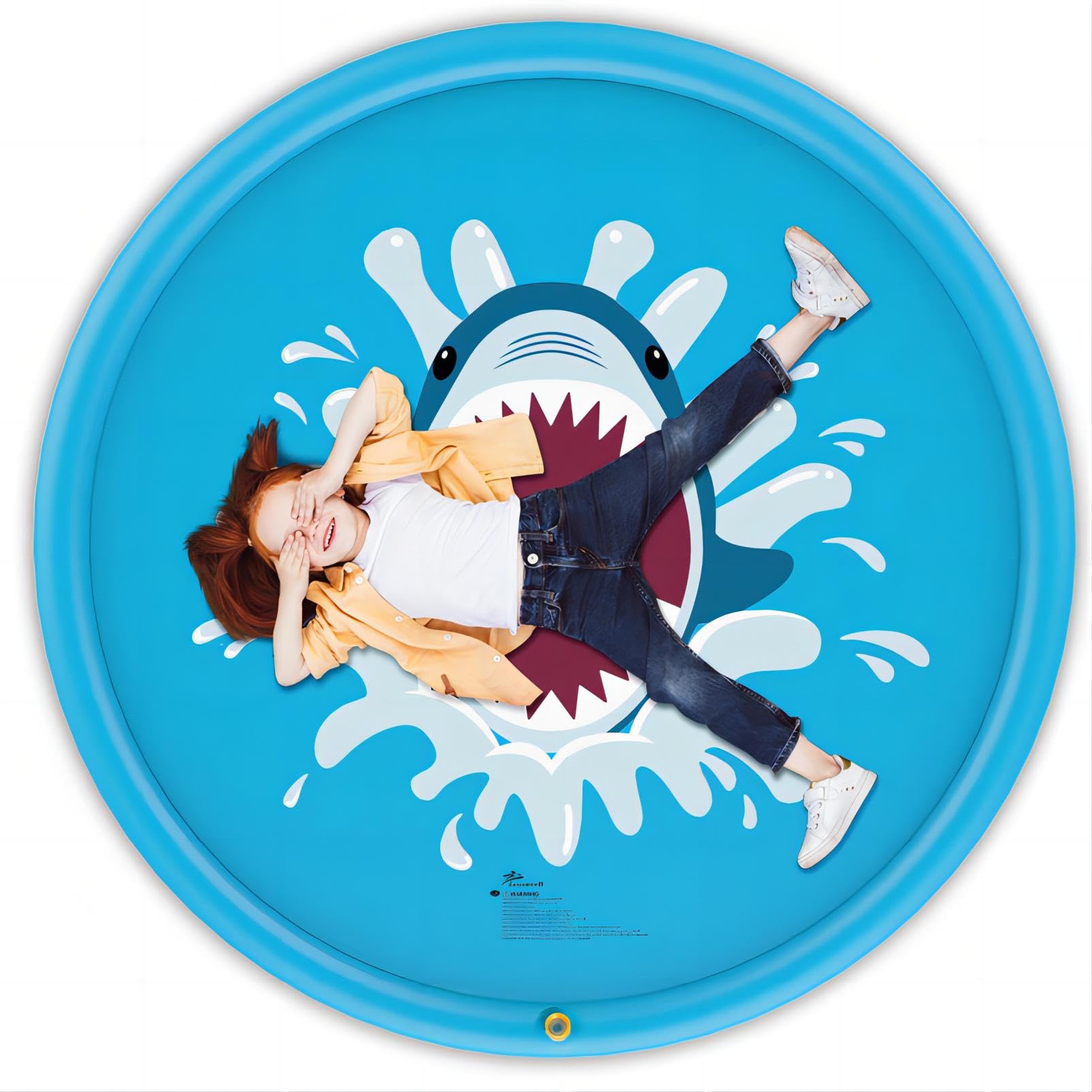 Jasonwell splash pad supports multiple children for shared fun.