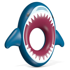 Jasonwell shark inflatable ride-on offers durable raft-grade material for summer play.
