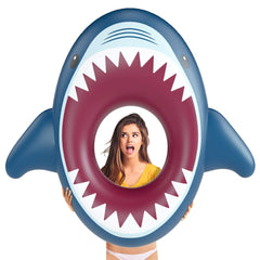 Jasonwell shark pool float for pool, lake, and beach adventures.