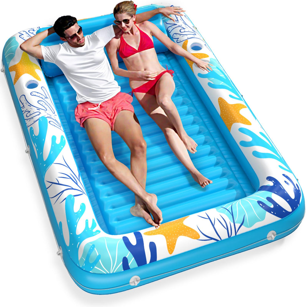 Jasonwell tanning pool lounger with pillow for neck support during sunbathing
