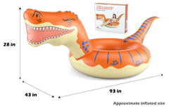 Jasonwell UV-resistant non-phthalates dino float for durable water play.