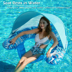 Jasonwell water-chair float design keeps you cooler by seating in water.