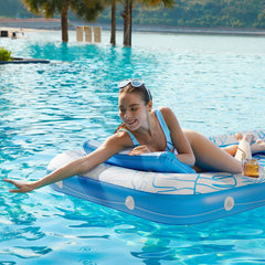 Jasonwell water-filled tanning mat floats smoothly, helping you stay cool.