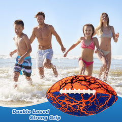 Durable waterproof Jasonwell football for pool use and saltwater adventures