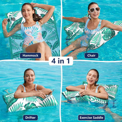 Jasonwell water hammock in hammock mode keeps you near the surface