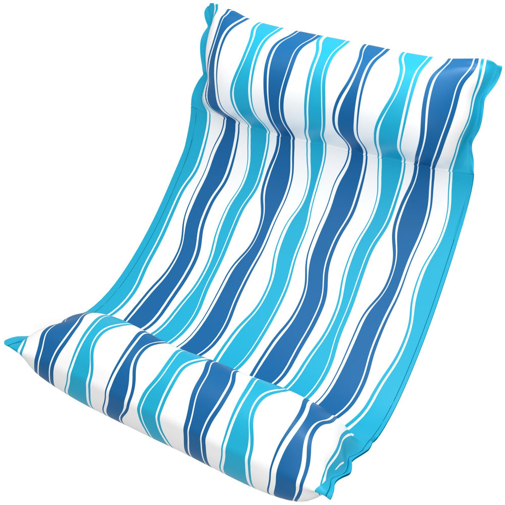 Jasonwell Water Hammock pool float in lounge-chair mode for cooling pool days.