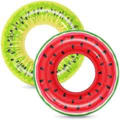 Jasonwell watermelon float for kids, durable pool toy for summer fun.