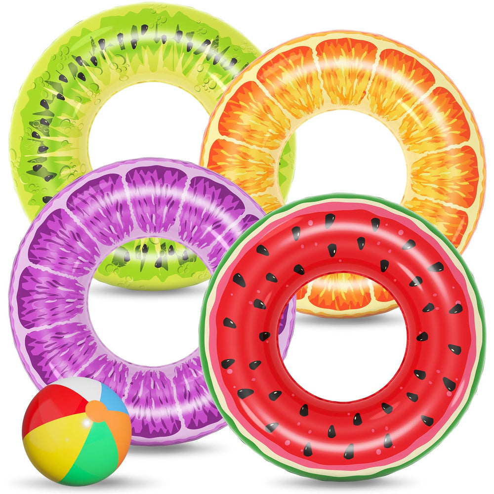 Jasonwell watermelon pool float for kid-friendly summer pool fun