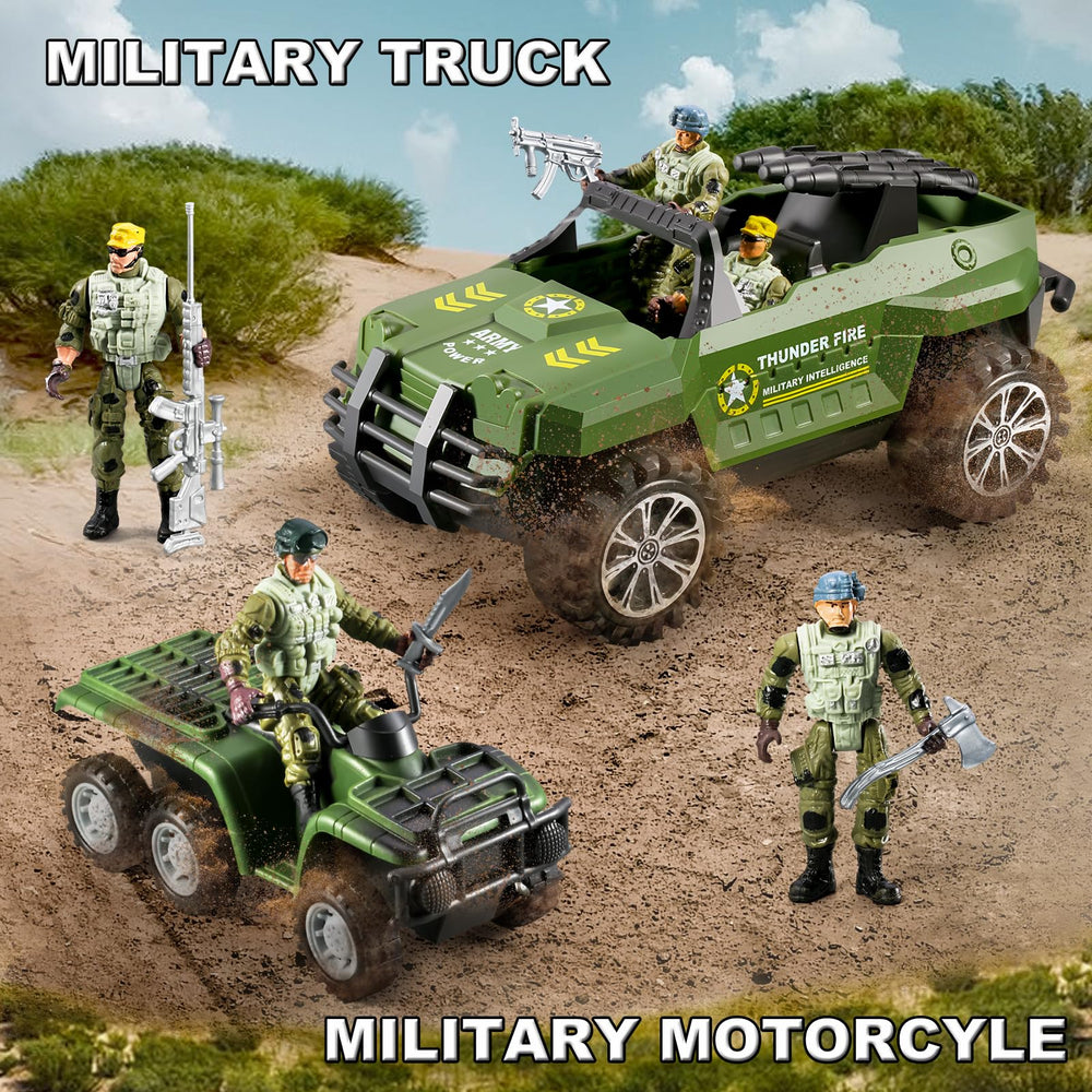 JASSKKBO army helicopter with detailed camo and movable parts for storytelling.