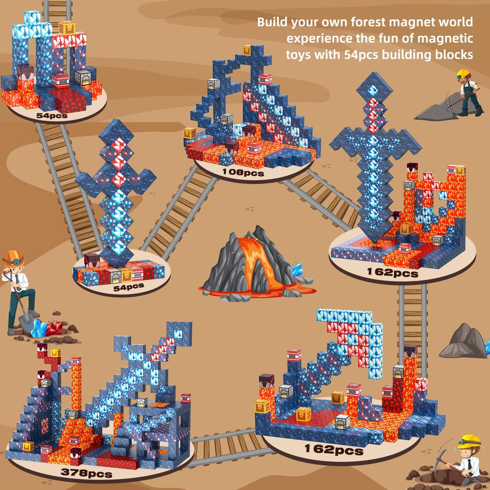 JauniQ magnetic blocks game elements inspire hands-on, tangible construction ideas.