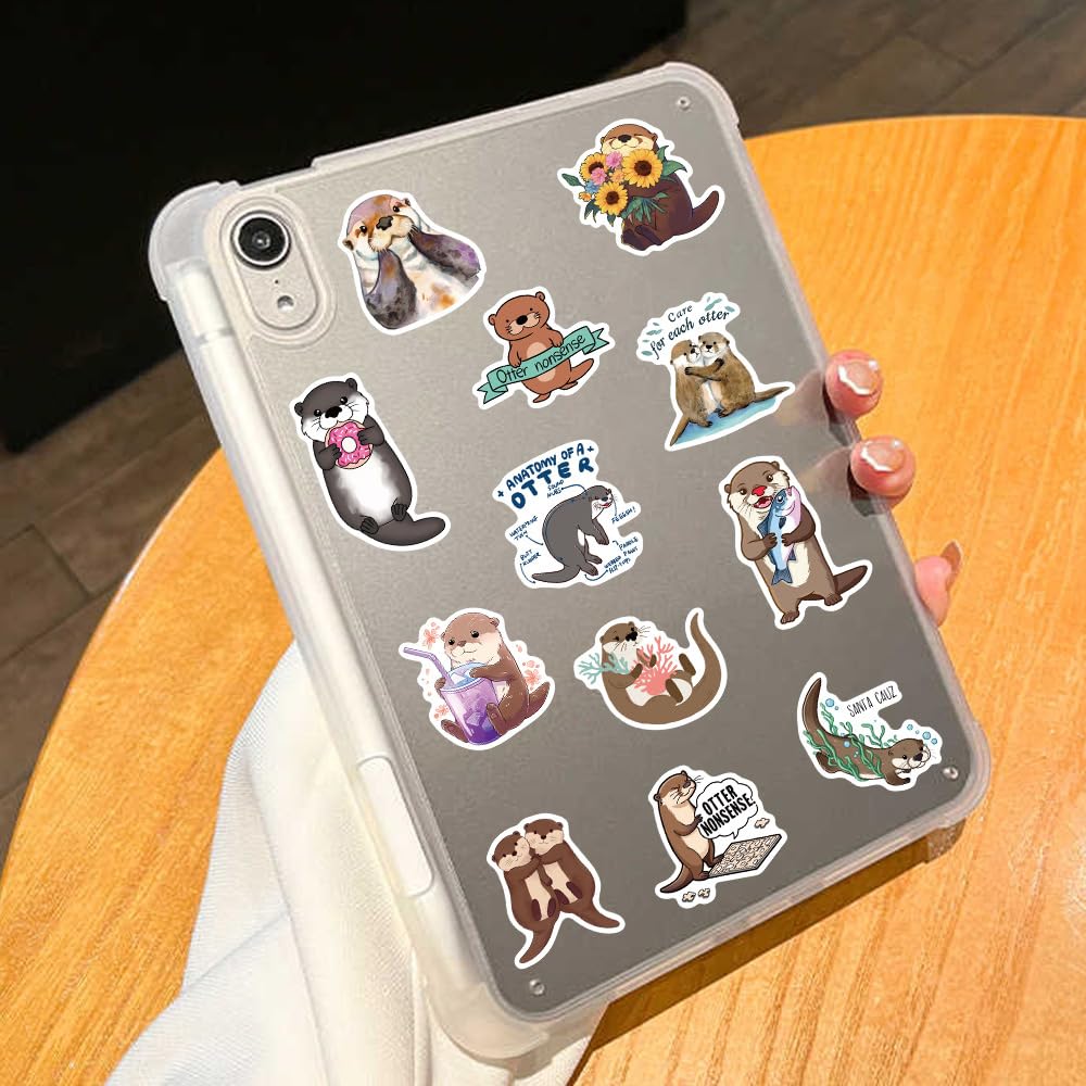 Jaurney beaver and otter decals add personality to gear and accessories.