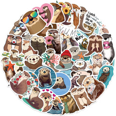 Jaurney otter stickers perfect for parties, gifts, and DIY projects.