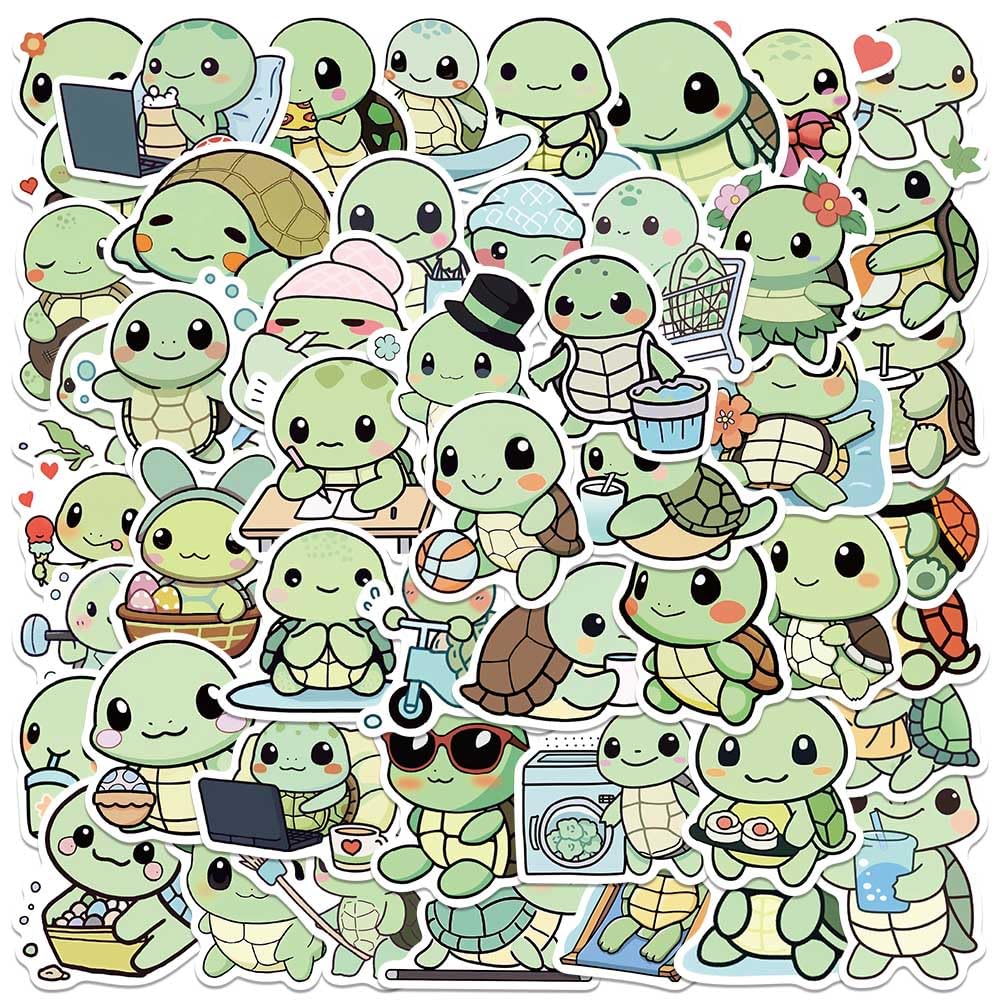 Jaurney turtle stickers make party favors fun and kid-friendly