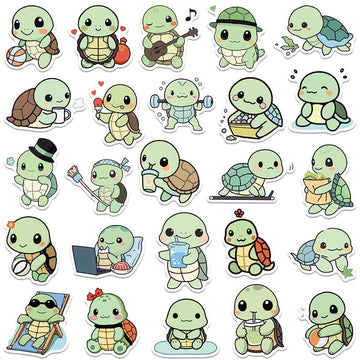 Jaurney turtle stickers for scrapbooks are easy to apply and remove cleanly