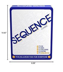 Jax Sequence in a Tin easy to follow rules for ages 7 and up