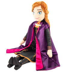 Anna pillow buddy in soft plush fabric ideal for naps and car rides