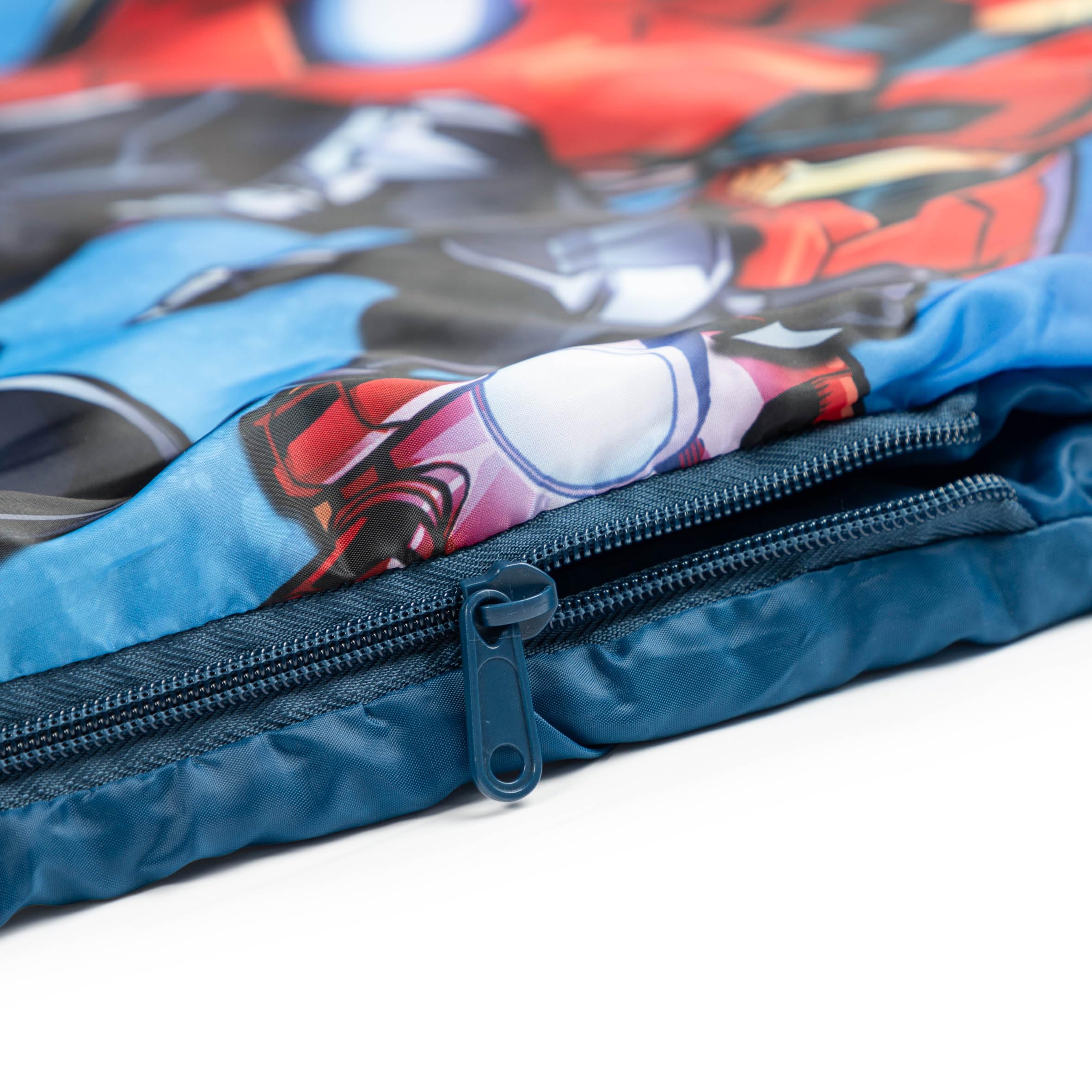 Jay Franco Avengers slumber sack Hulk motif for soft, warm naps