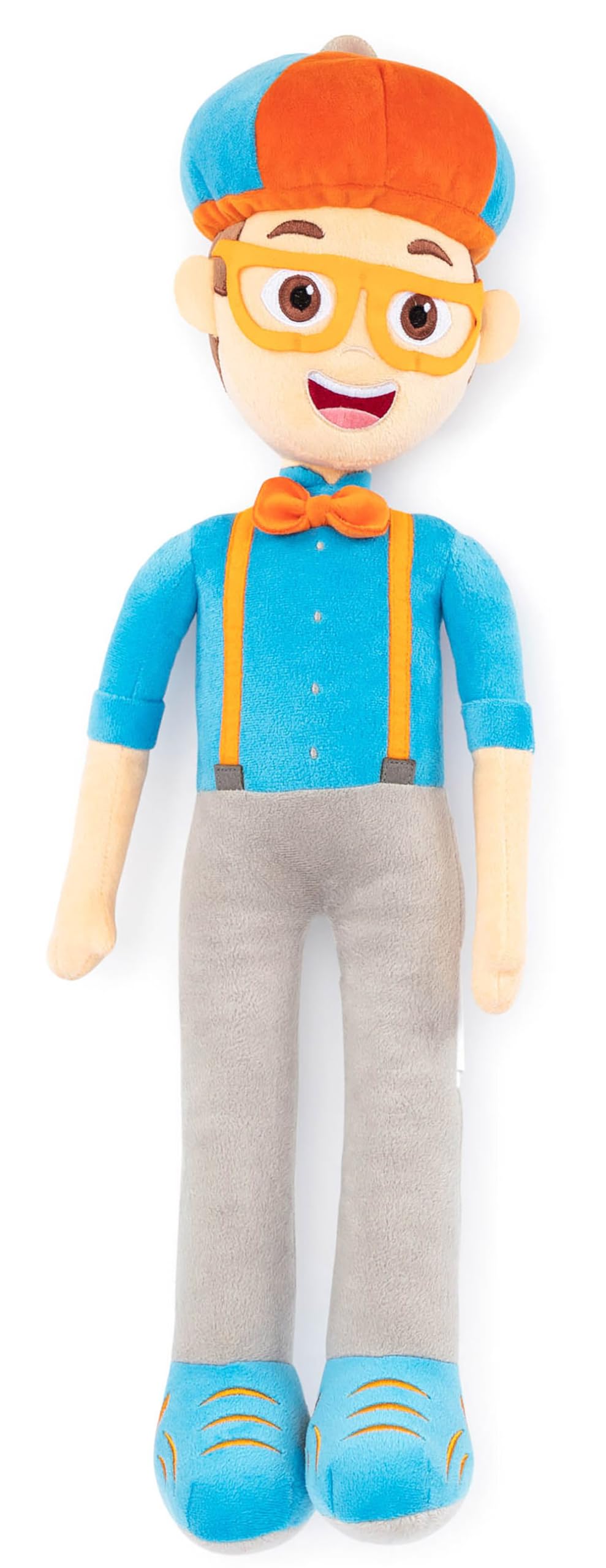 Jay Franco Blippi Plush Pillow Buddy in a soft hug for cozy comfort