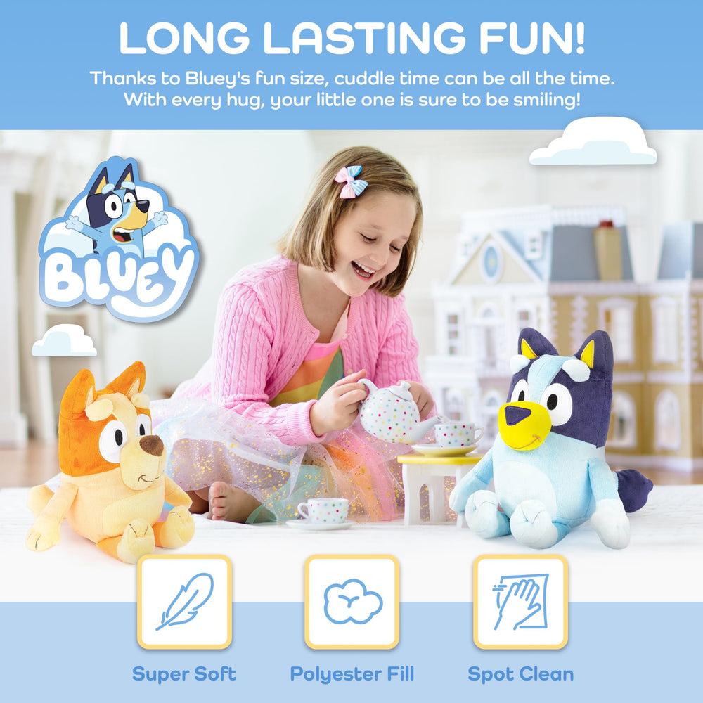 Bluey & Bingo character pillows spark cozy bedtime routines.