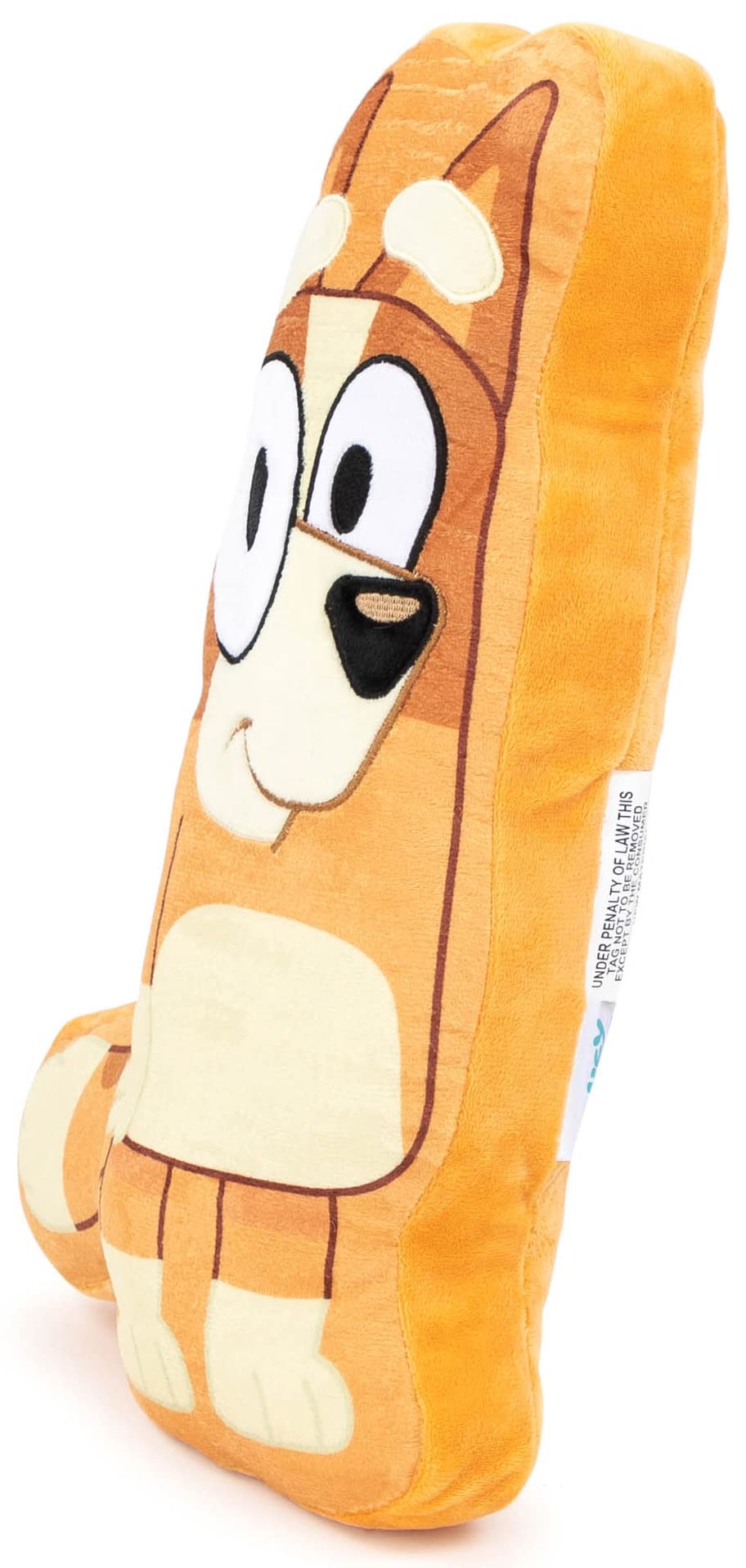 Jay Franco Bluey Bingo pillow 14 inches, ideal for travel and car rides.