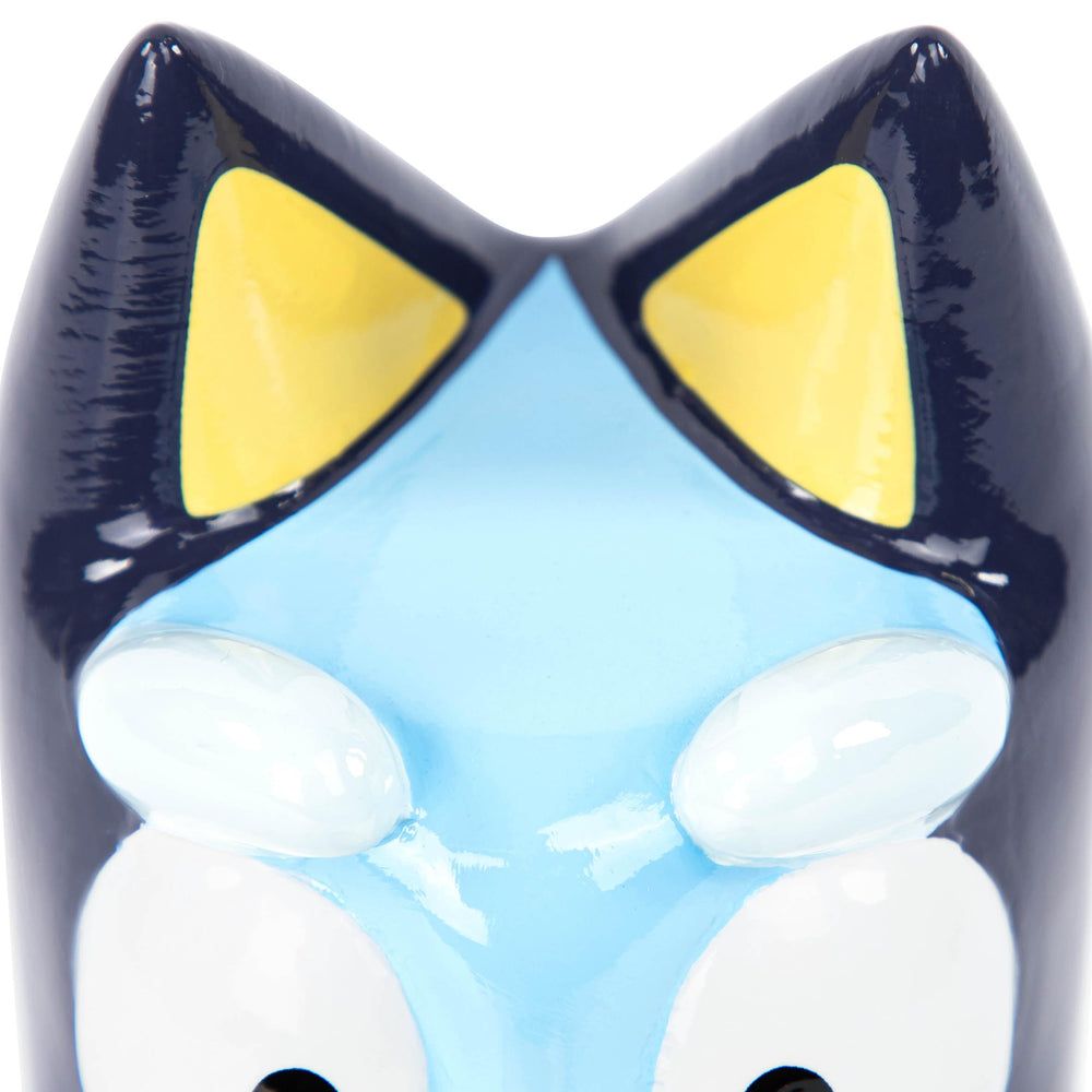 Jay Franco Bluey ceramic piggy bank decor-friendly accessory for kids rooms.