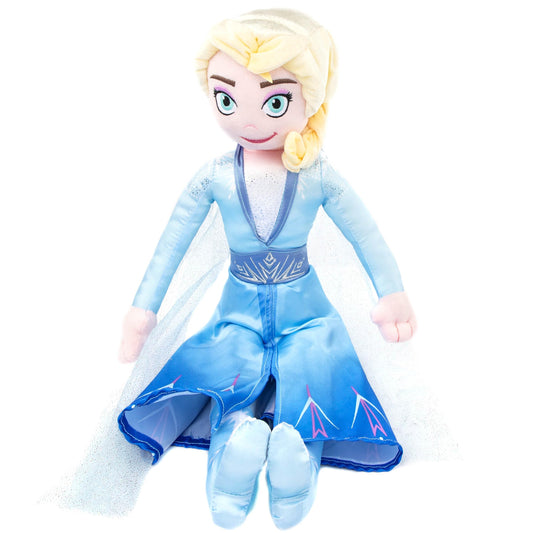 Jay Franco Disney Frozen Elsa Pillow Buddy 25in front view ideal for cozy bedroom snuggles.