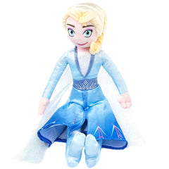 Jay Franco Disney Frozen Elsa Pillow Buddy 25in front view ideal for cozy bedroom snuggles.