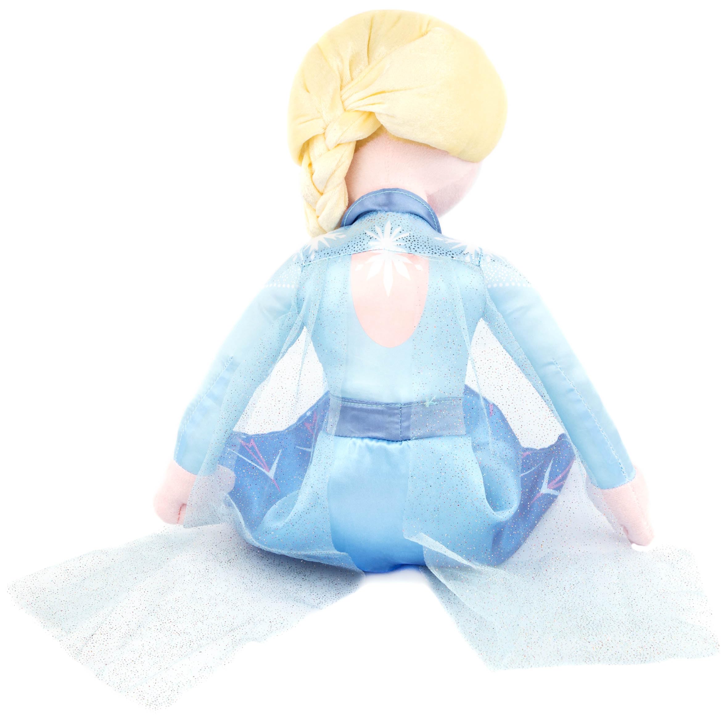 Jay Franco Disney Frozen Elsa Pillow Buddy cuddly plush for naps and playtime.
