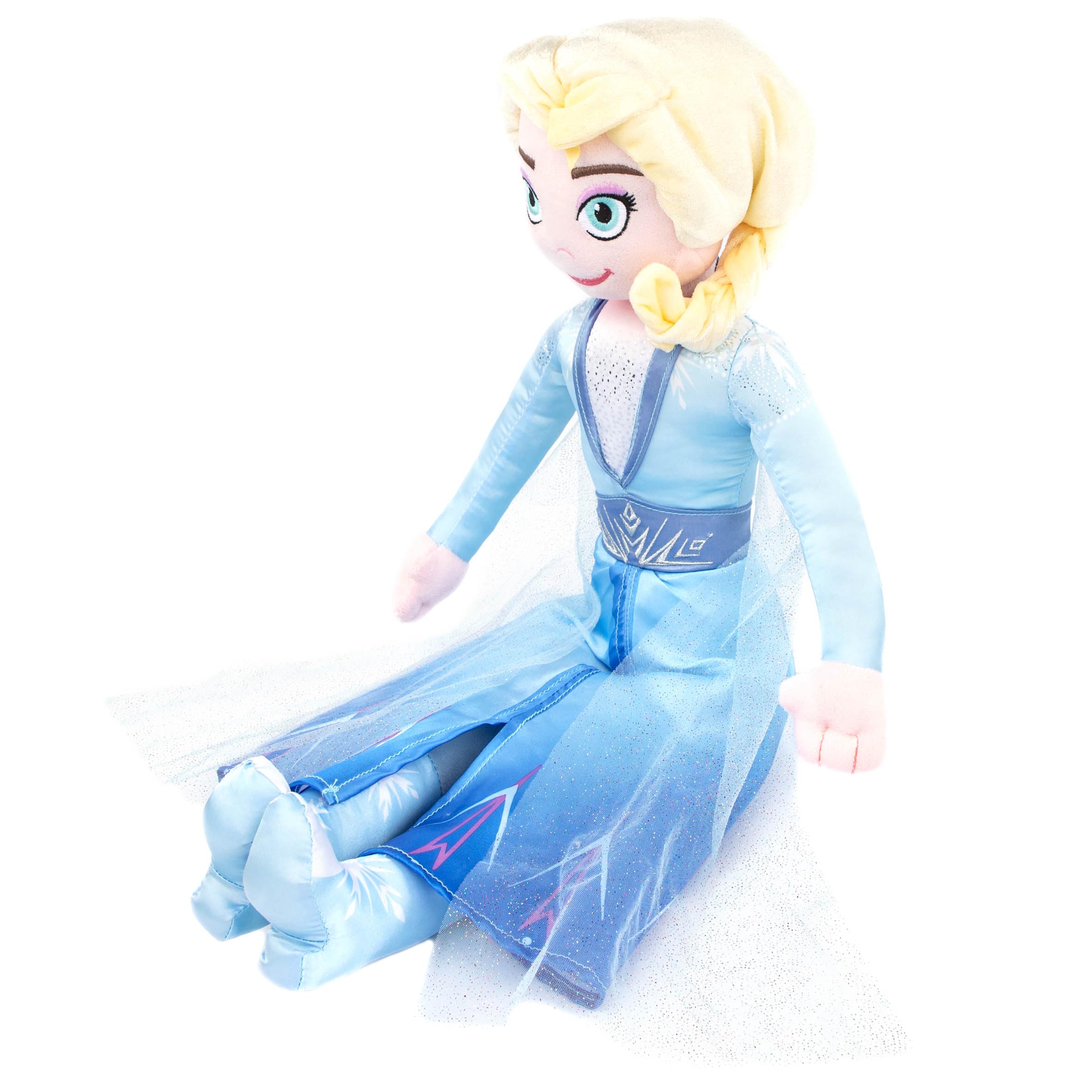 Jay Franco Disney Frozen Elsa Pillow Buddy soft microfiber texture for gentle hugs.