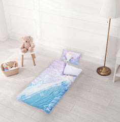 Jay Franco coordinating Frozen decor helps complete a themed kid's bedroom