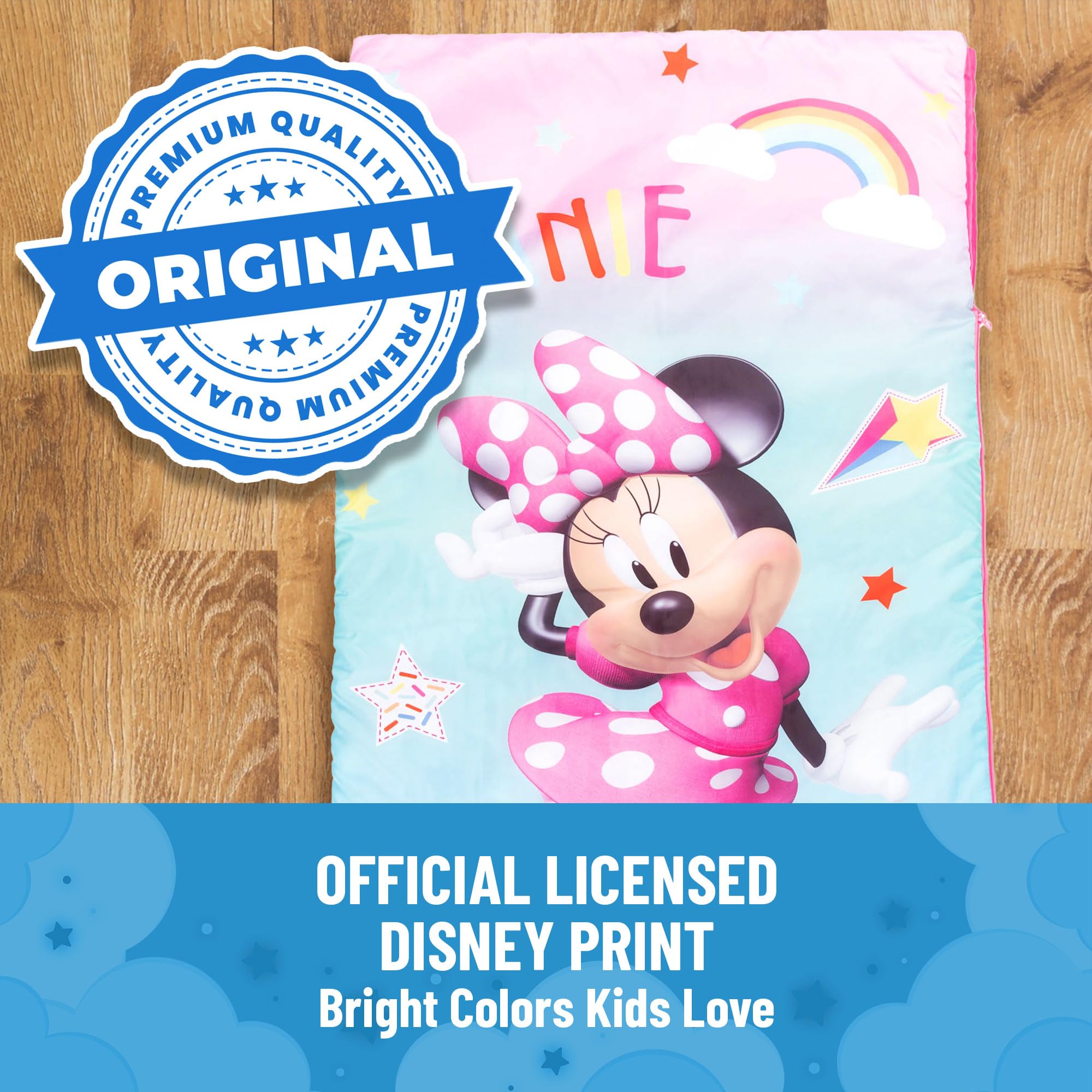 Jay Franco Minnie Mouse Bowtique gift ready packaging great for birthdays.