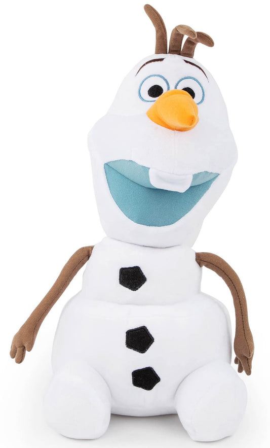 Jay Franco Olaf pillow buddy front view shows soft plush cuddle for bedtime.