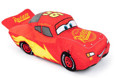 Jay Franco Lightning McQueen pillow buddy front view showing soft plush support