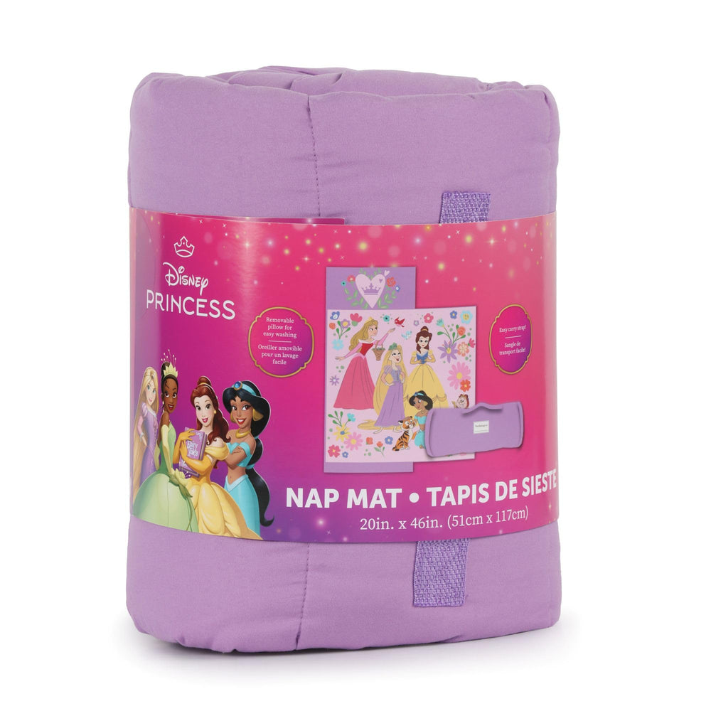 Jay Franco Disney Princess nap mat durable polyester construction for daily indoor use.