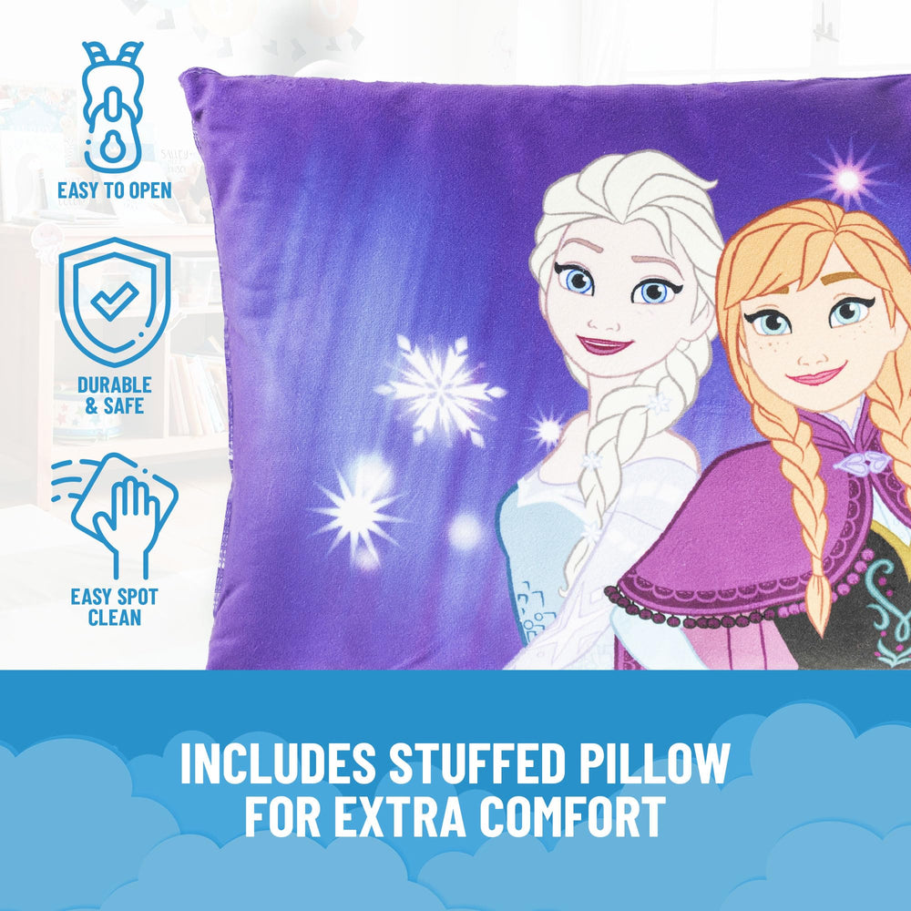Jay Franco Frozen theme nap mat featuring Elsa and Anna for play.