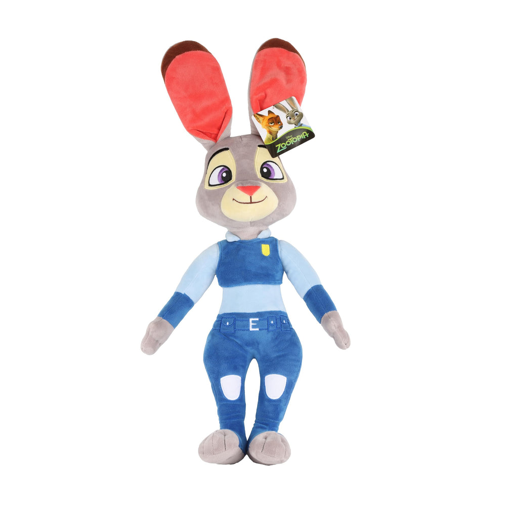 Jay Franco Judy Hopps plush buddy 25-inch for cuddling and travel.