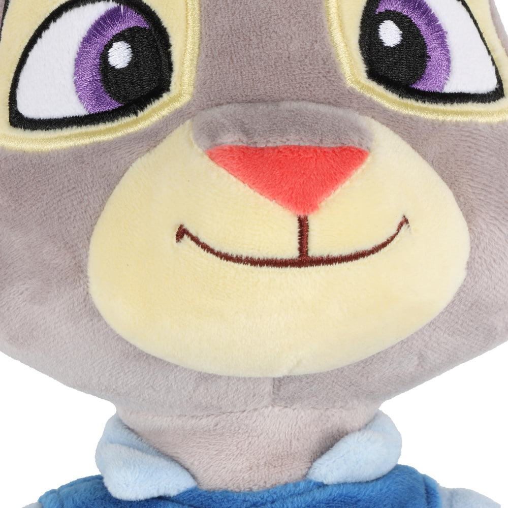 Soft microfiber cover on Judy Hopps plush for year-round comfort.