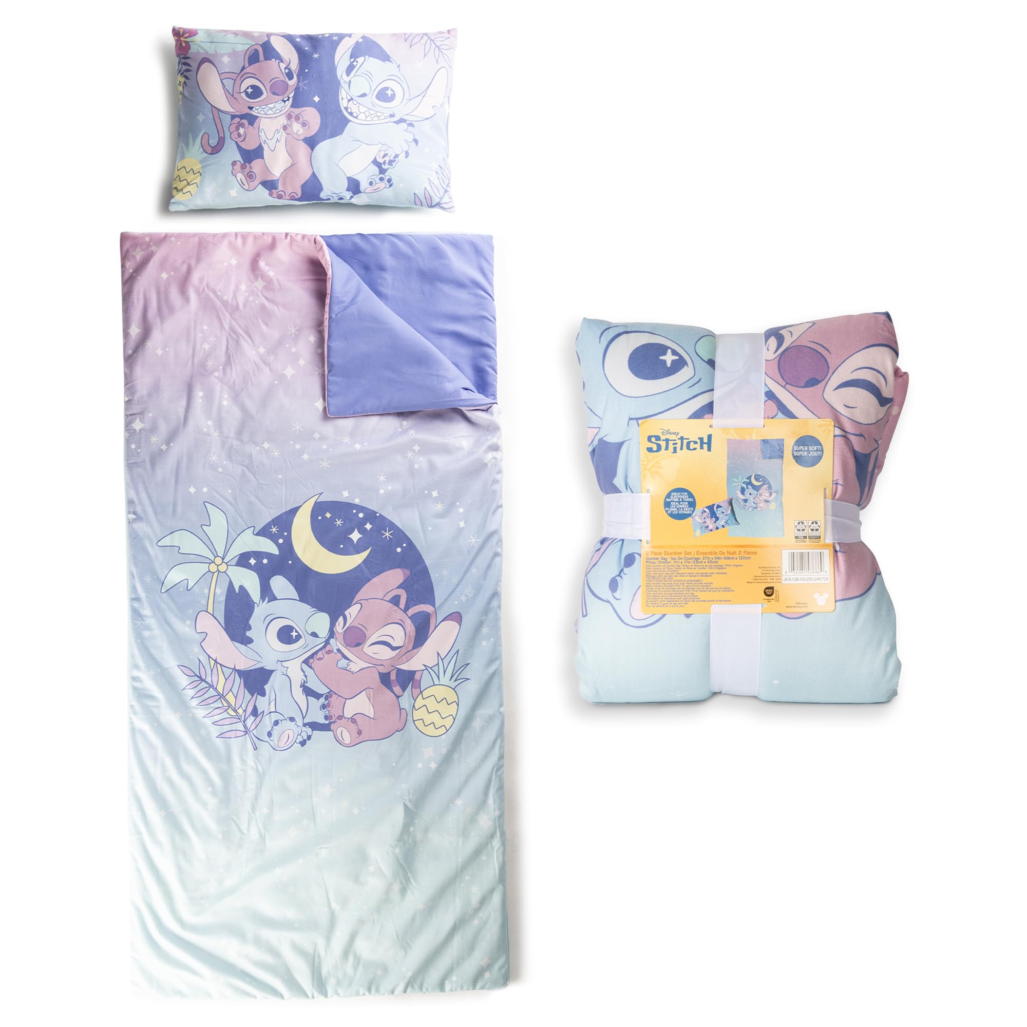 Jay Franco Lilo & Stitch slumber bag for cozy indoor sleepovers