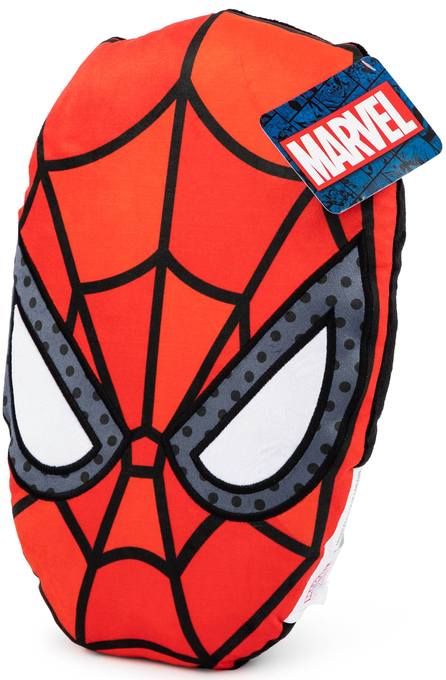 Jay Franco Marvel Avengers Spiderman pillow back view shows uniform color