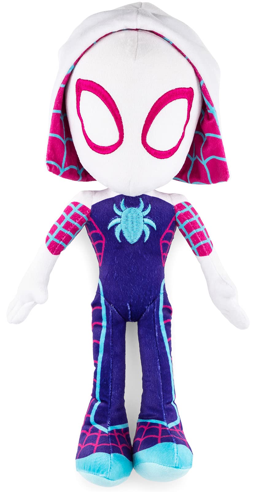 Jay Franco Marvel Spidey Ghost-Spider pillow buddy front view for cozy cuddles